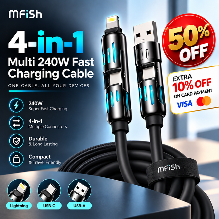 4-in-1 Multi USB Fast Charging Cable